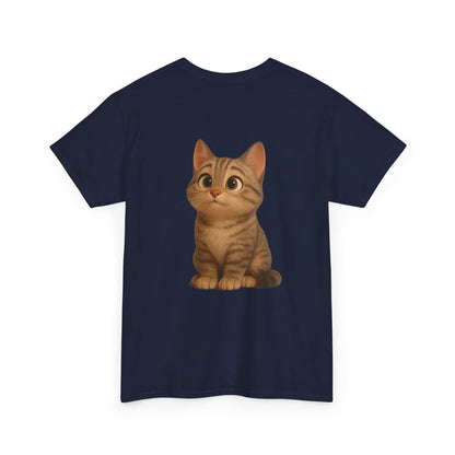 Adorable Cat Graphic Tee, Cute Pet Lover's Shirt, Animal Lover's Gift, Cozy Everyday T-Shirt, Perfect for Cat Lovers