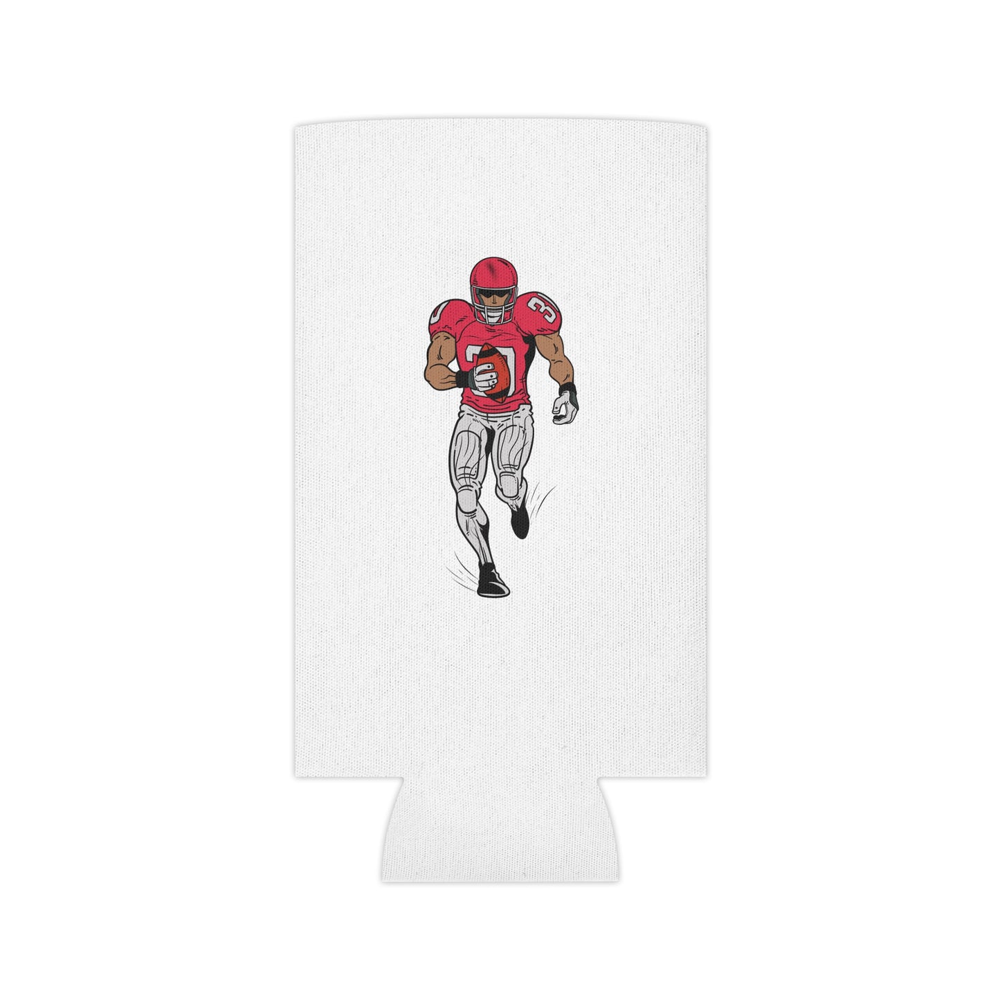 Football Player Can Cooler – Tailgating & Game Day Beverage Koozie