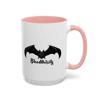Bloodthirsty Bat Coffee Mug - Unique Halloween and Gothic Accents