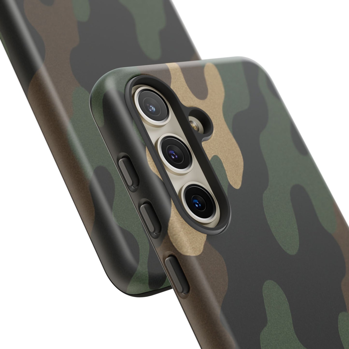 Camouflage Phone Case, Tough Phone Cover, Military Style Accessory, Protective Case for Men, Gifts for Soldiers - TRV