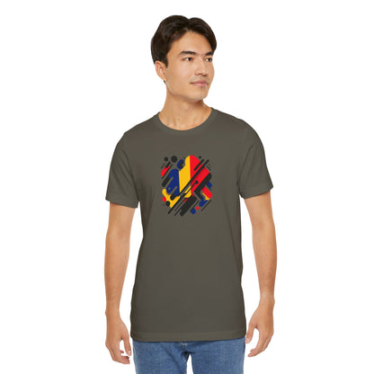 Artistic Heart Unisex Jersey Tee - Vibrant Graphic Tee, Casual Wear, Gift for Art Lovers, Birthday Surprise, Everyday Comfort - TRV
