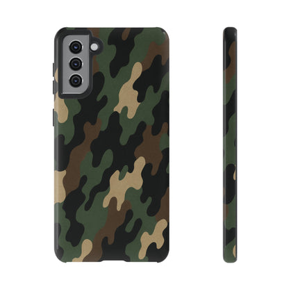 Camouflage Phone Case, Tough Cases, Military Style, Unique Phone Accessories, Gift for Him, Durable Phone Cover - TRV