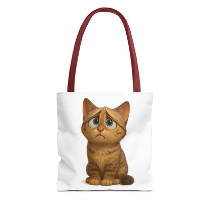 Cute Cat Tote Bag, Animal Lover Gift, Shopping Tote, Reusable Bag, Cute Merchandise, Eco-Friendly Gift - TRV