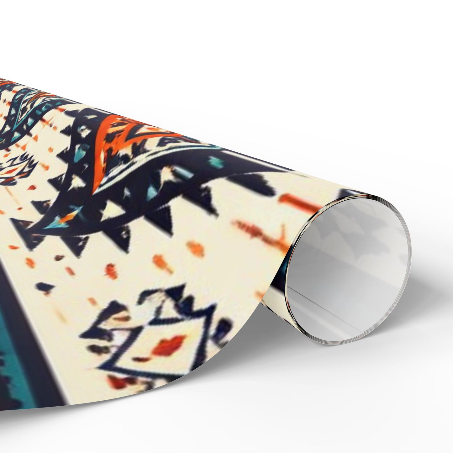 Southwestern Aztec Pattern Wrapping Paper Roll — Rustic Tribal Gift Wrap