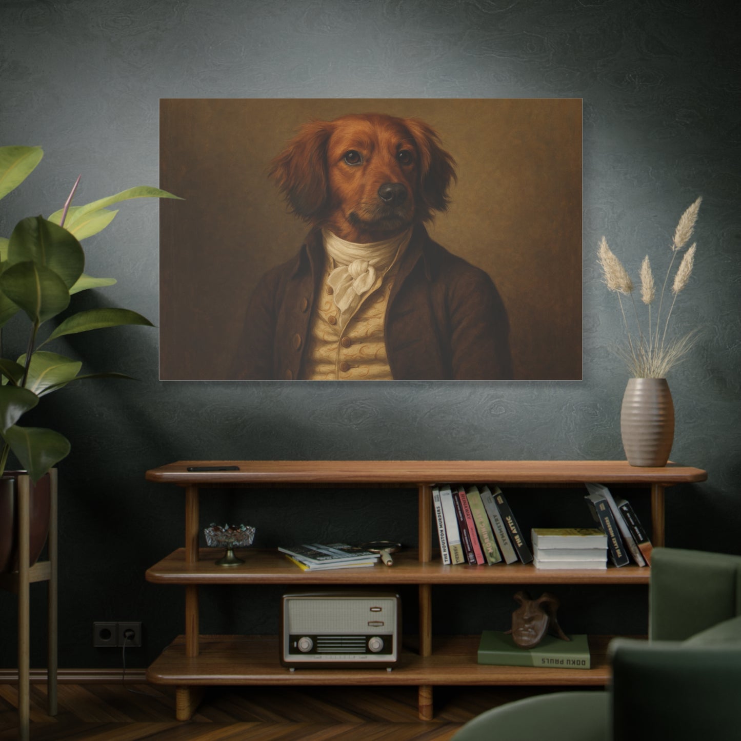 Regal Dog Portrait Matte Canvas - TRV