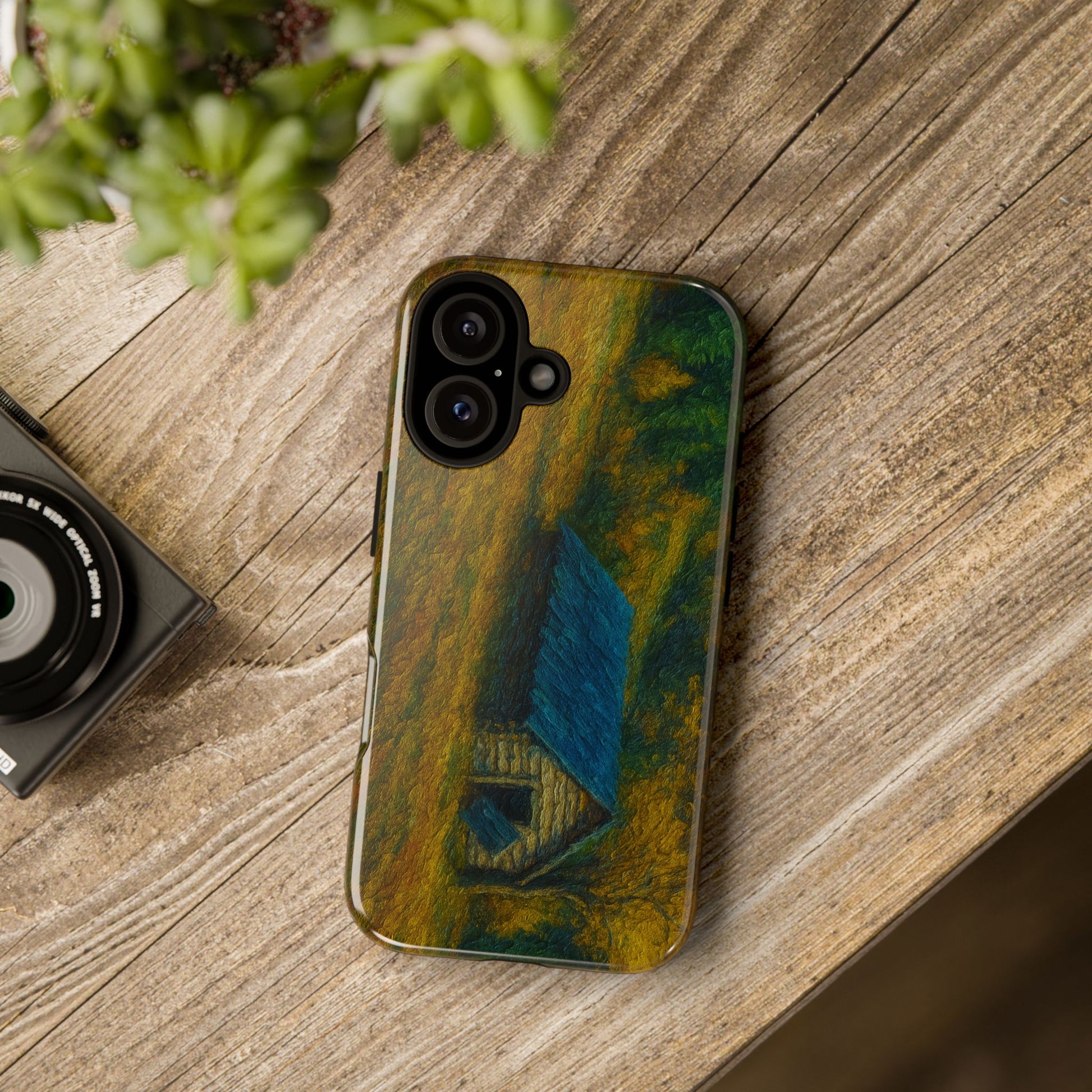 Artistic Phone Case by Tough Cases, Nature-Inspired Phone Protection, Unique Gift for Nature Lovers, Stylish Accessory, Fall Aesthetic - TRV