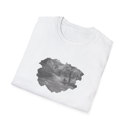 Serene Nature Landscape T-Shirt - Comfortable Unisex Tee, Outdoor Adventures, Nature Lover Gift, Casual Wear, Stylish Spring Top - TRV