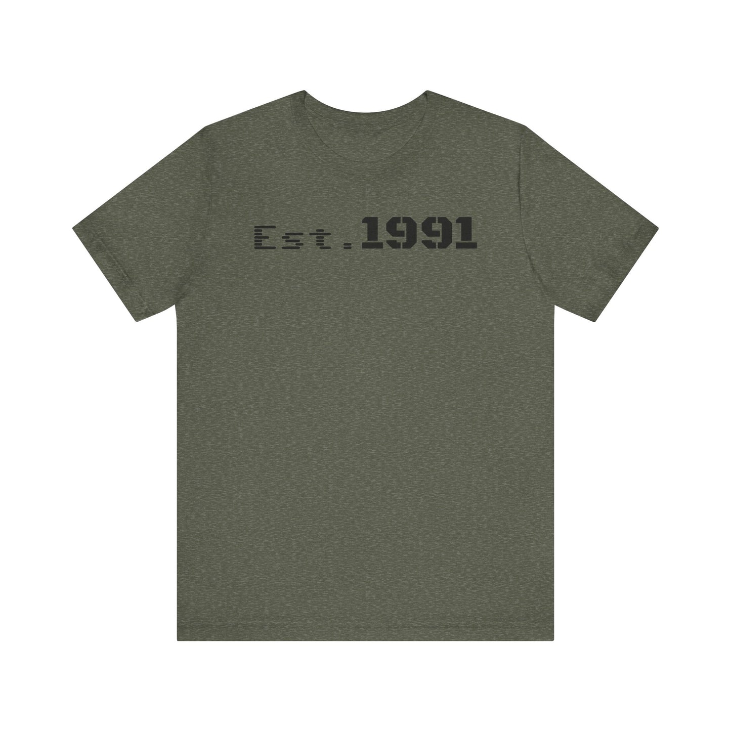 Established 1991 Unisex Jersey Tee | Vintage Anniversary Gift | Casual Wear, Birthday Shirt, Retro Style, Statement Tee, Gift for Him/Her - TRV