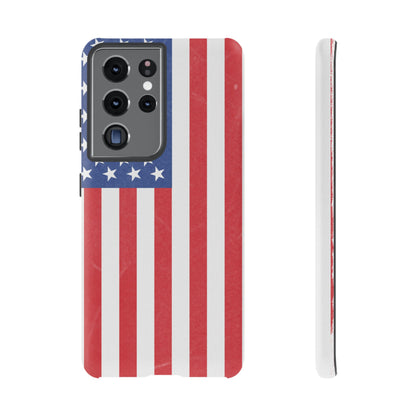 American Flag Phone Case - Patriotic Cell Cover, Tough Cases, USA Pride, Independence Day Gift, Veteran's Day, Phone Protection - TRV