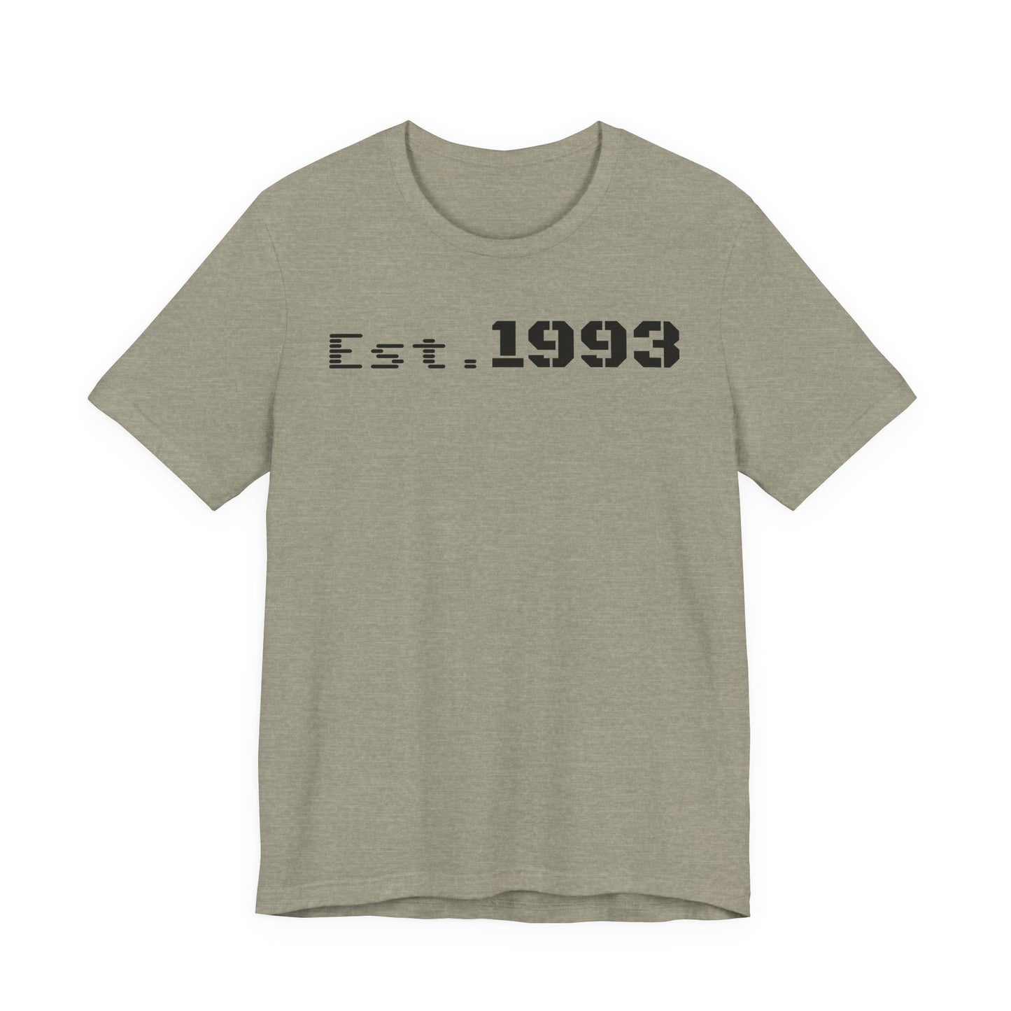Est. 1993 Unisex Short Sleeve Tee - Perfect for Birthdays, Nostalgia, Casual Wear, Gifts, and Celebrations - TRV