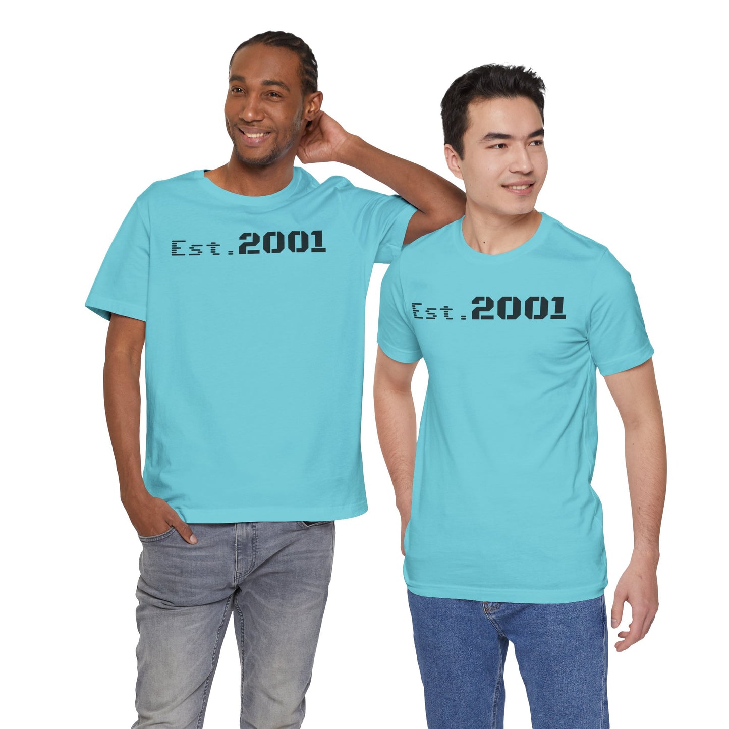 Est. 2001 Unisex Tee - Timeless Casual Wear, Birthday Gift, Nostalgic Fashion, Everyday Comfort, Trendy Streetwear