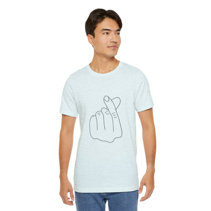Minimalist Hand Sign Unisex Tee | Casual Everyday Wear | Perfect for Gift Givers