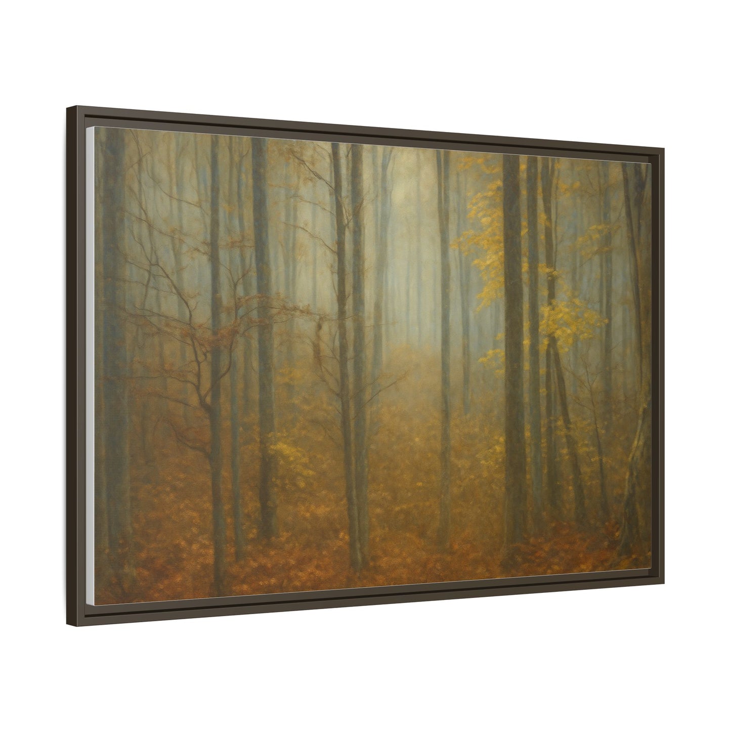 Framed Matte Canvas Art | Serenity in the Forest | Nature Wall Decor, Home Gallery, Cozy Living Room, Gift for Nature Lovers - TRV