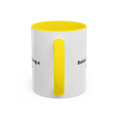Coffee Mug — “Relax, I’m Driving” UFO Accent Ceramic Mug (11/15 oz)