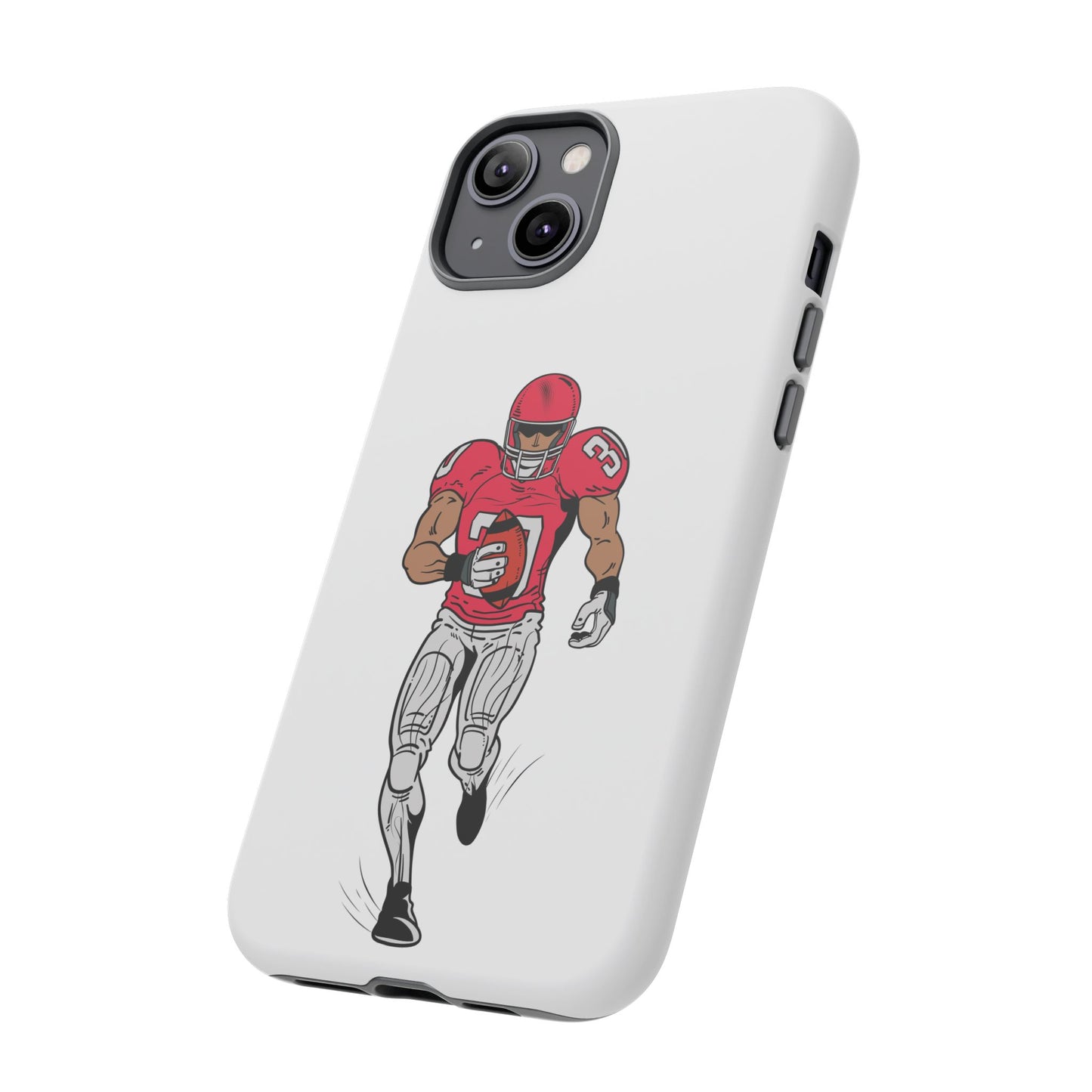 Football Player Tough Case, Sports Phone Cover, Athlete Gift, Tough Phone Case, Fall Sports, Football Lover's Accessory - TRV