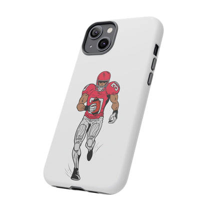 Football Player Tough Case, Sports Phone Cover, Athlete Gift, Tough Phone Case, Fall Sports, Football Lover's Accessory - TRV