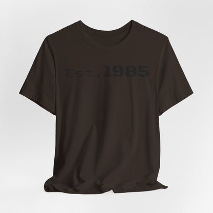 Est. 1985 Vintage Unisex Tee, Retro Birthday T-Shirt, Perfect Gift for 1980s Lovers, Casual Apparel, Timeless Style