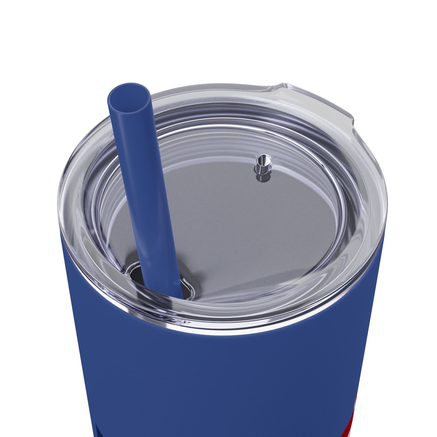 Skinny Tumbler — USA Flag 20oz Straw Tumbler (Patriotic Travel Cup)
