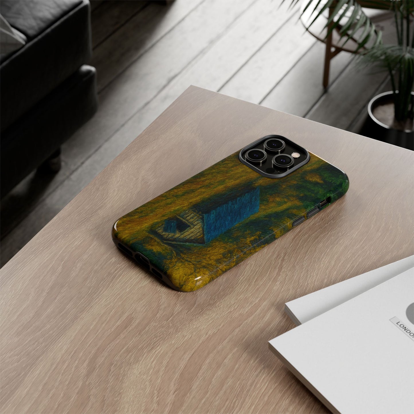 Artistic Phone Case by Tough Cases, Nature-Inspired Phone Protection, Unique Gift for Nature Lovers, Stylish Accessory, Fall Aesthetic - TRV