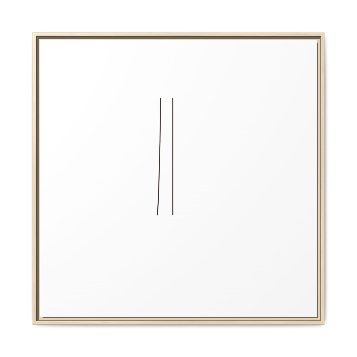 Minimal Line Art | Matte Canvas Framed