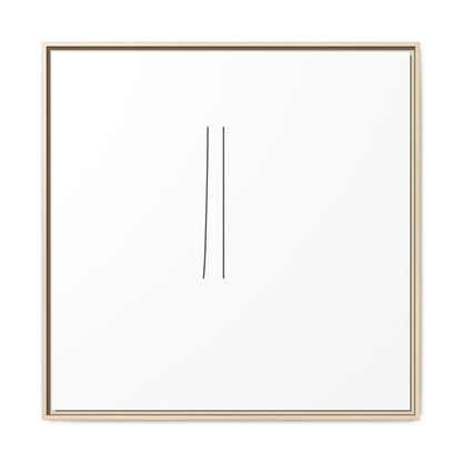 Minimal Line Art | Matte Canvas Framed