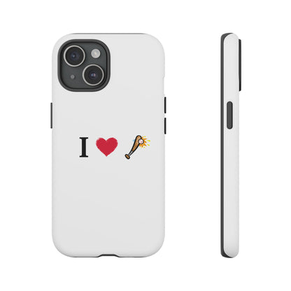 I Love Baseball Vibe Phone Case - Tough Cases for Sports Lovers, Gifts for Athletes, Fun Accessories, iPhone and Android Compatible - TRV