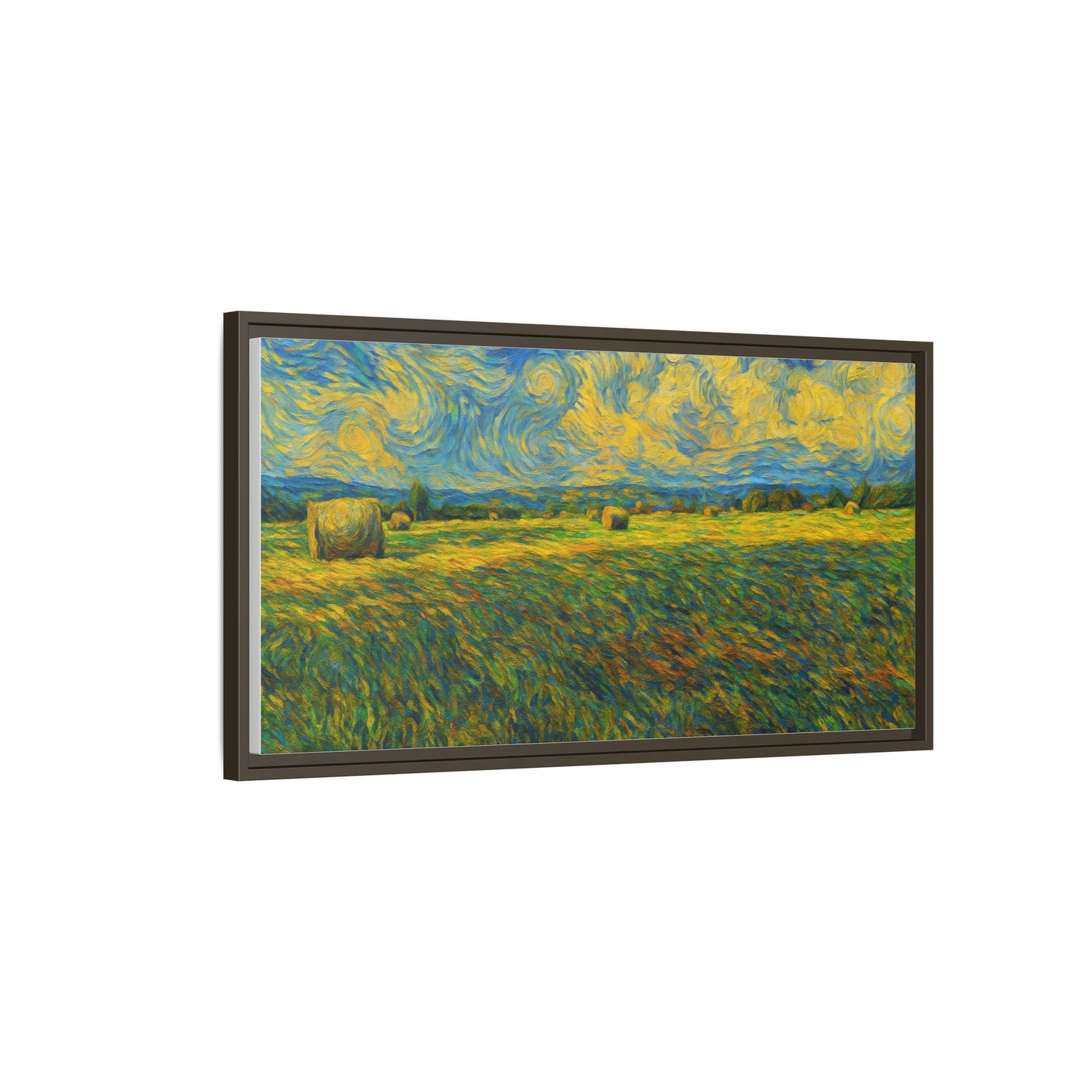 Landscape Matte Canvas, Framed (Multi-color) - TRV