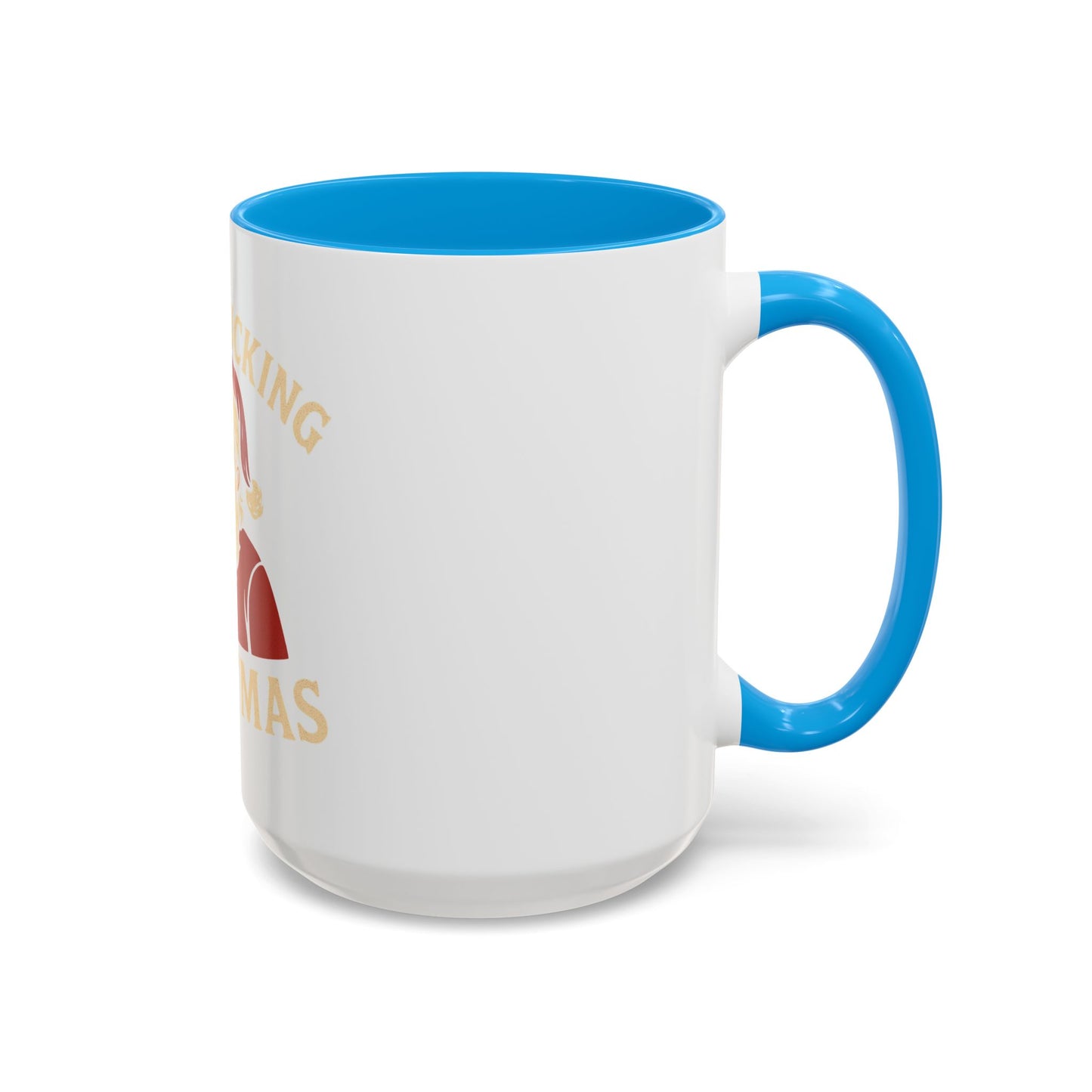 Irreverent Merry Christmas Mug — Funny Santa Middle Finger Coffee Cup (11oz & 15oz)