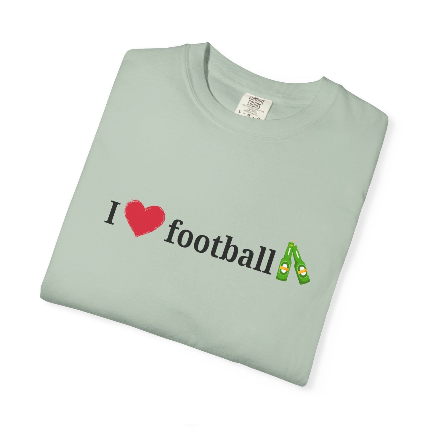 Unisex Football Love Tee - Casual Cotton T-Shirt, Gift for Sports Fans, Comfortable Daily Wear, Perfect for Game Days, Fun Summer Outfits - TRV
