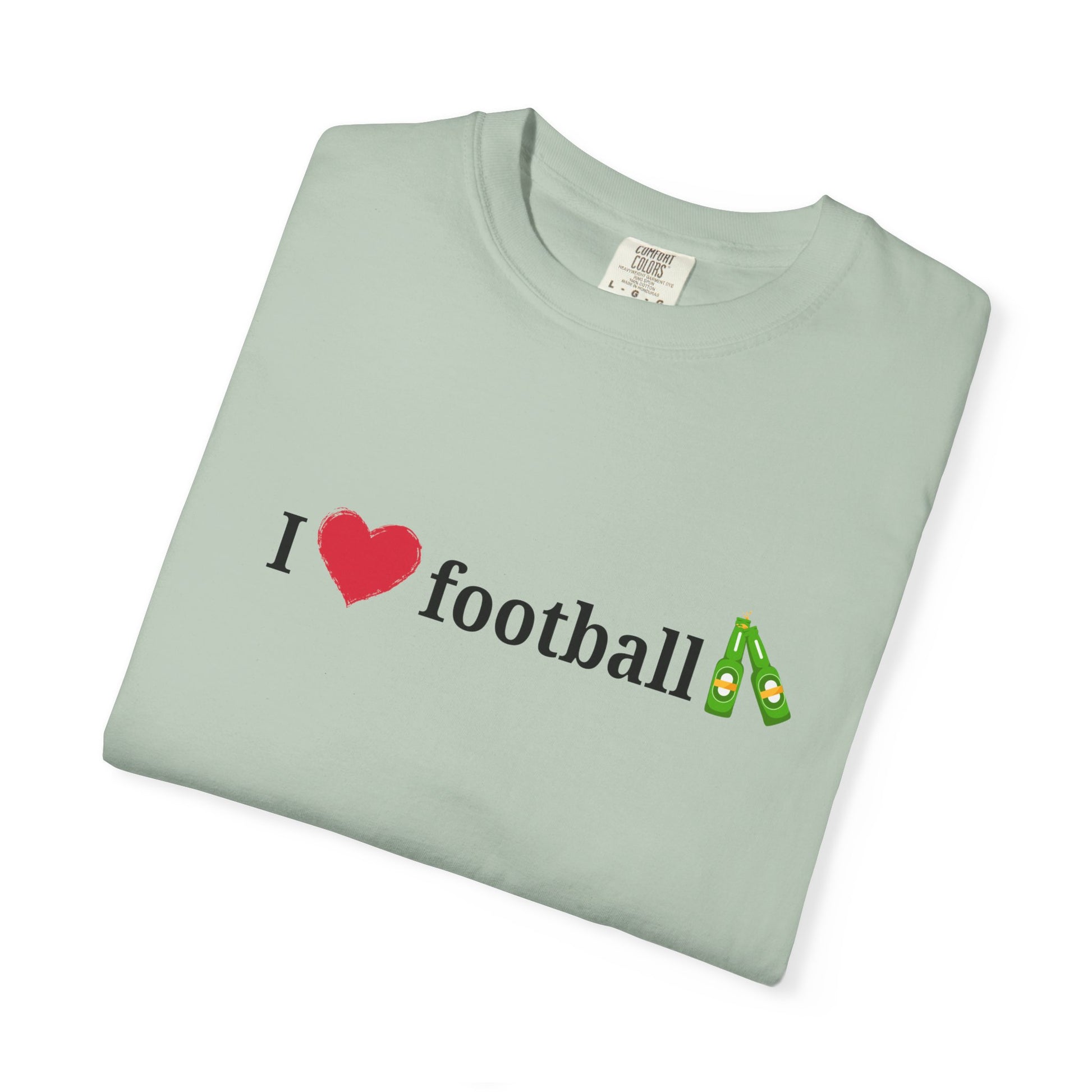 Unisex Football Love Tee - Casual Cotton T-Shirt, Gift for Sports Fans, Comfortable Daily Wear, Perfect for Game Days, Fun Summer Outfits - TRV