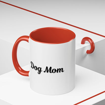 Dog Mom Accent Coffee Mug - Perfect Gift for Pet Lovers