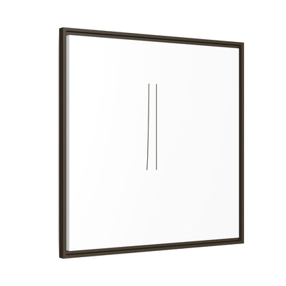 Minimal Line Art | Matte Canvas Framed