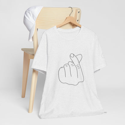 Minimalist Hand Sign Unisex Tee | Casual Everyday Wear | Perfect for Gift Givers