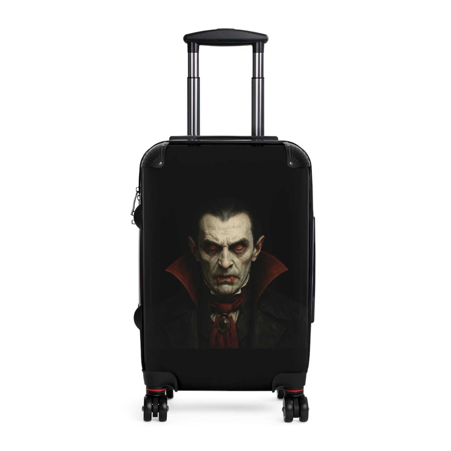 Spooky Vampire Luggage, Halloween Travel Bag, Dracula Suitcase, Gothic Carry-On, Horror Trip Gear - TRV
