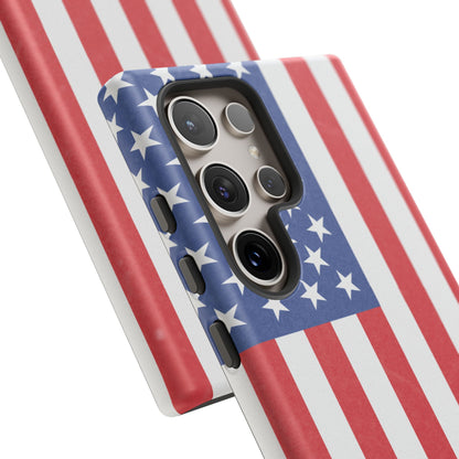 American Flag Phone Case - Patriotic Cell Cover, Tough Cases, USA Pride, Independence Day Gift, Veteran's Day, Phone Protection - TRV