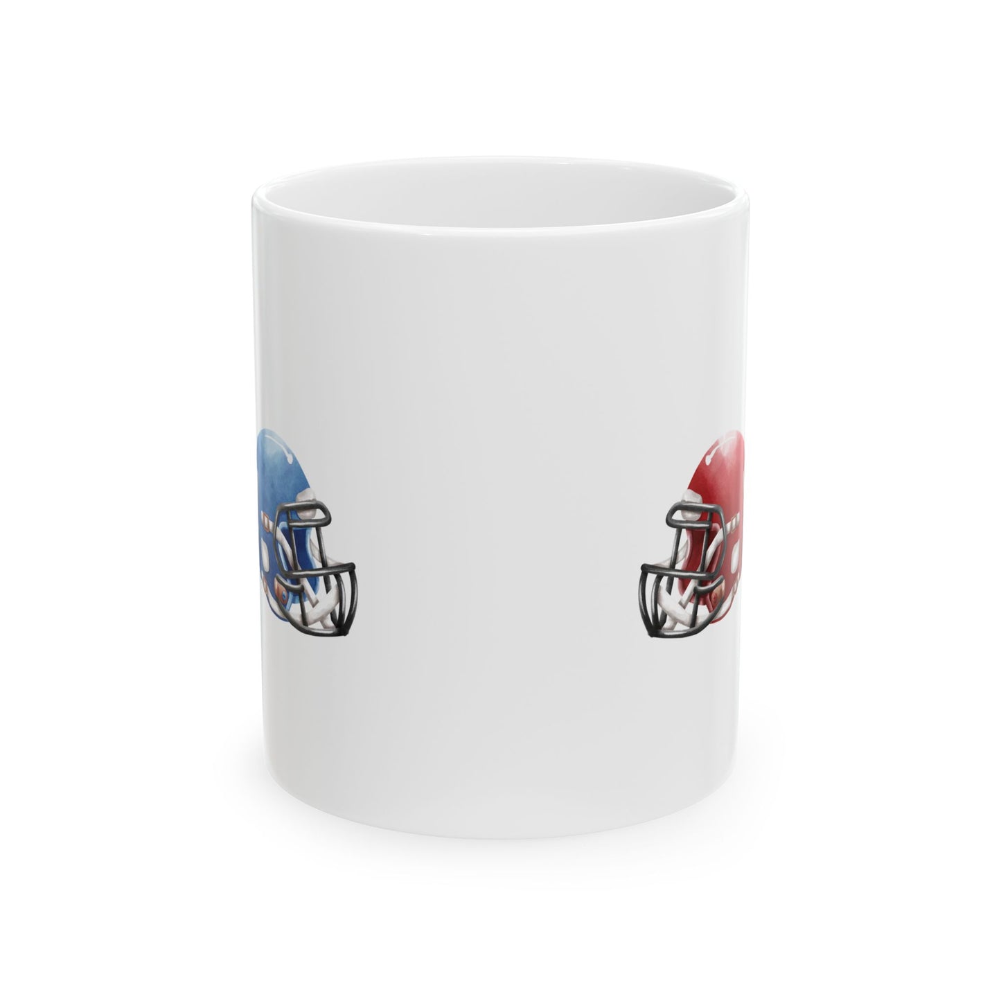 Football Fan Ceramic Mug | 11oz, 15oz | Perfect for Game Day, Sports Enthusiasts, Gifts, Tailgating, Team Celebration - TRV