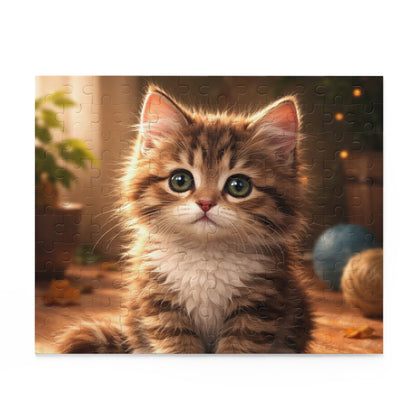 Adorable Tabby Kitten Puzzle