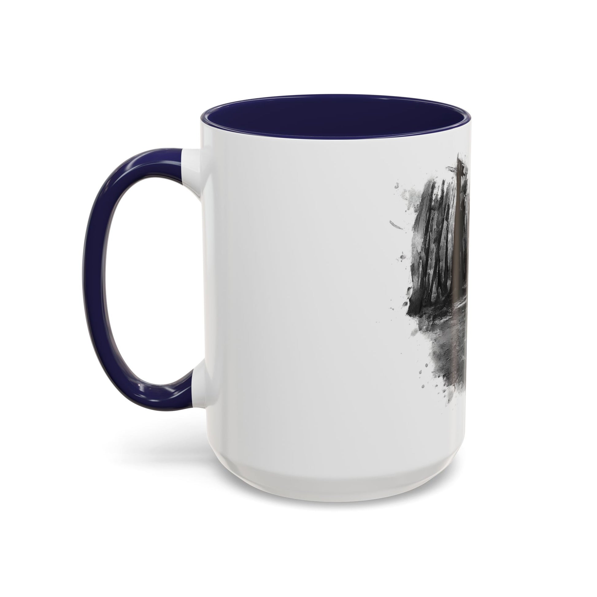 Moody Abstract Forest Coffee Mug | Unique Gift for Nature Lovers, Cozy Home Decor, Perfect for Coffee, Tea, and Hot Chocolate - TRV