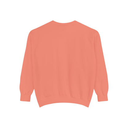 Minimalist Peace Hand Sweatshirt — Small Chest Line Art Crewneck