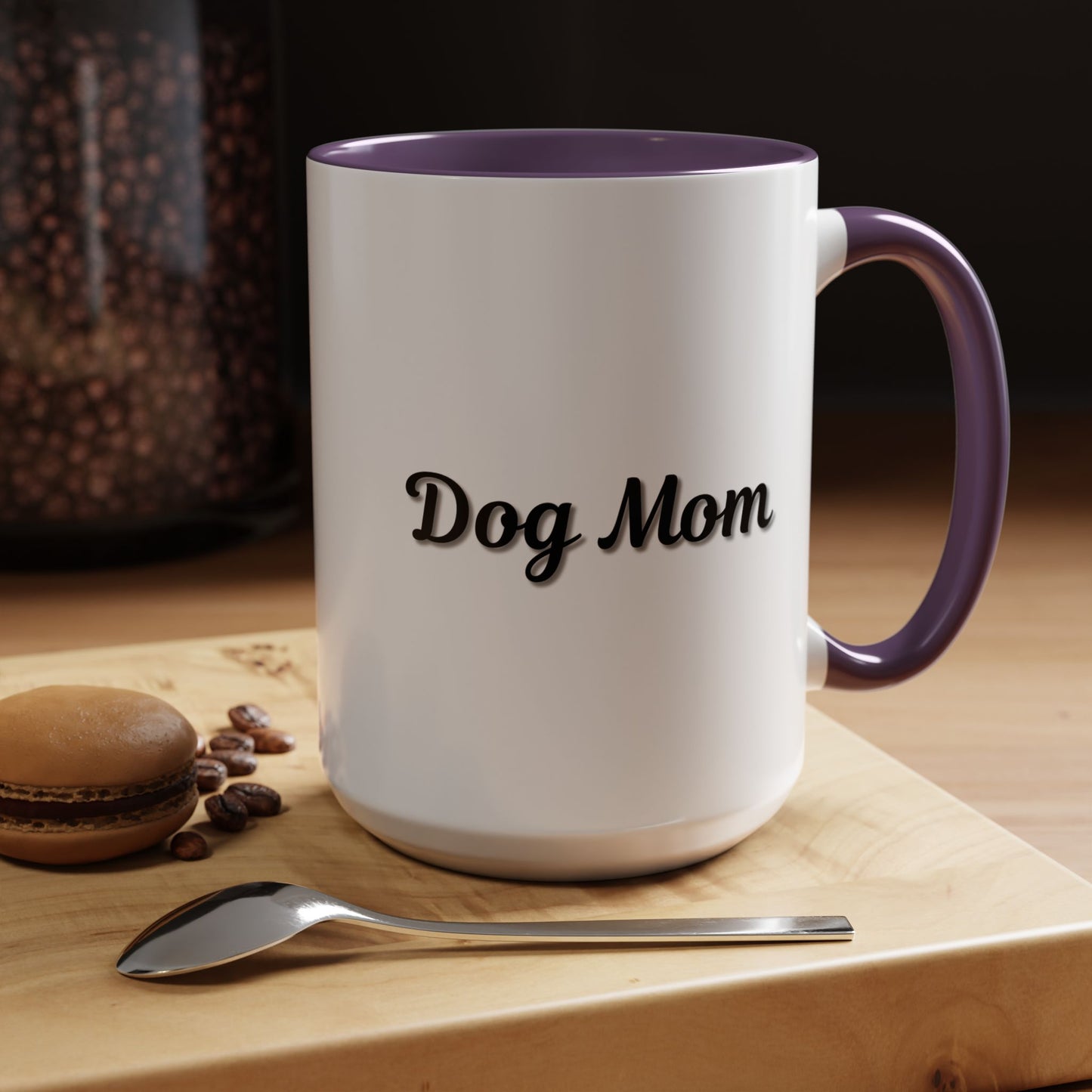 Dog Mom Accent Coffee Mug - Perfect Gift for Pet Lovers