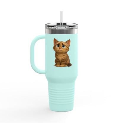 Cute Cat Insulated Travel Mug, 40oz - Perfect for Animal Lovers, Unique Gift for Cat Owners, Coffee on-the-go, Birthday Present, Cute [...]