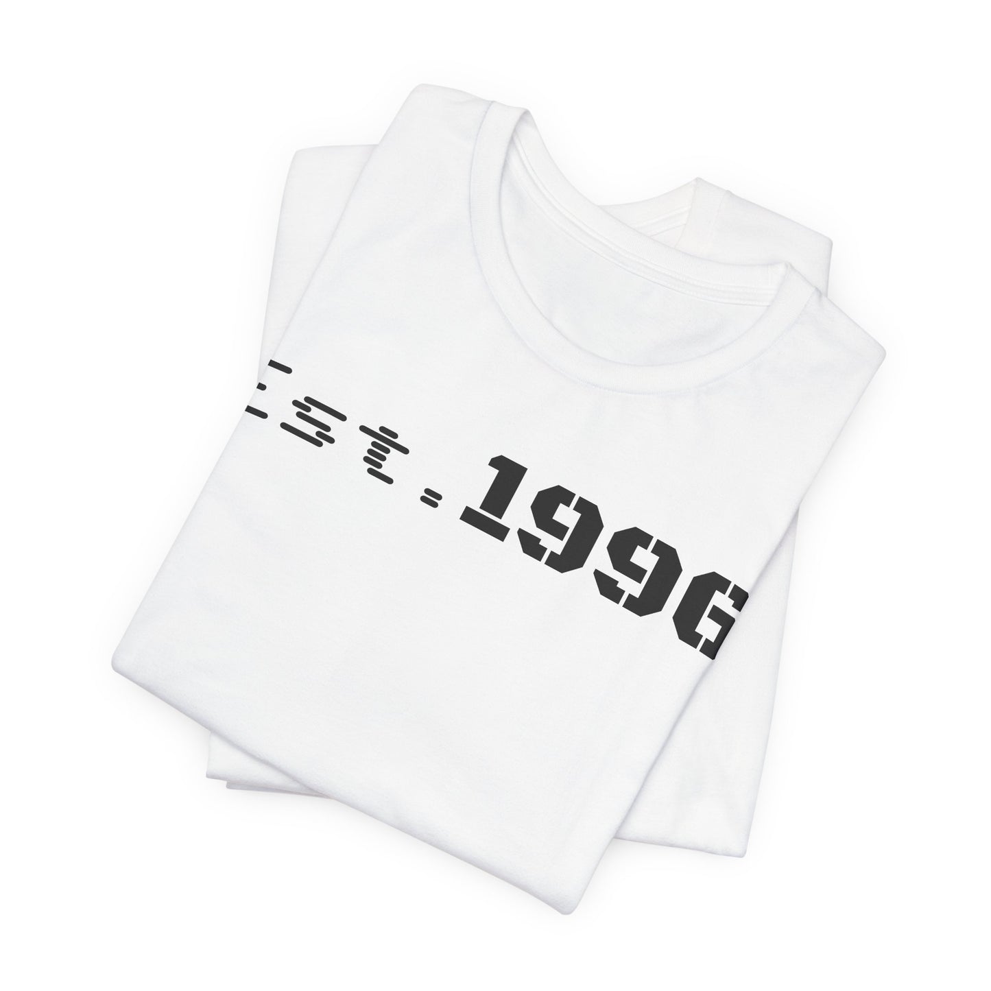 Unisex Jersey Tee - 'Est. 1996' Graphic Shirt, Birthday Gift, Casual Wear, Vintage Style, Retro Fashion, Gift for Him/Her - TRV