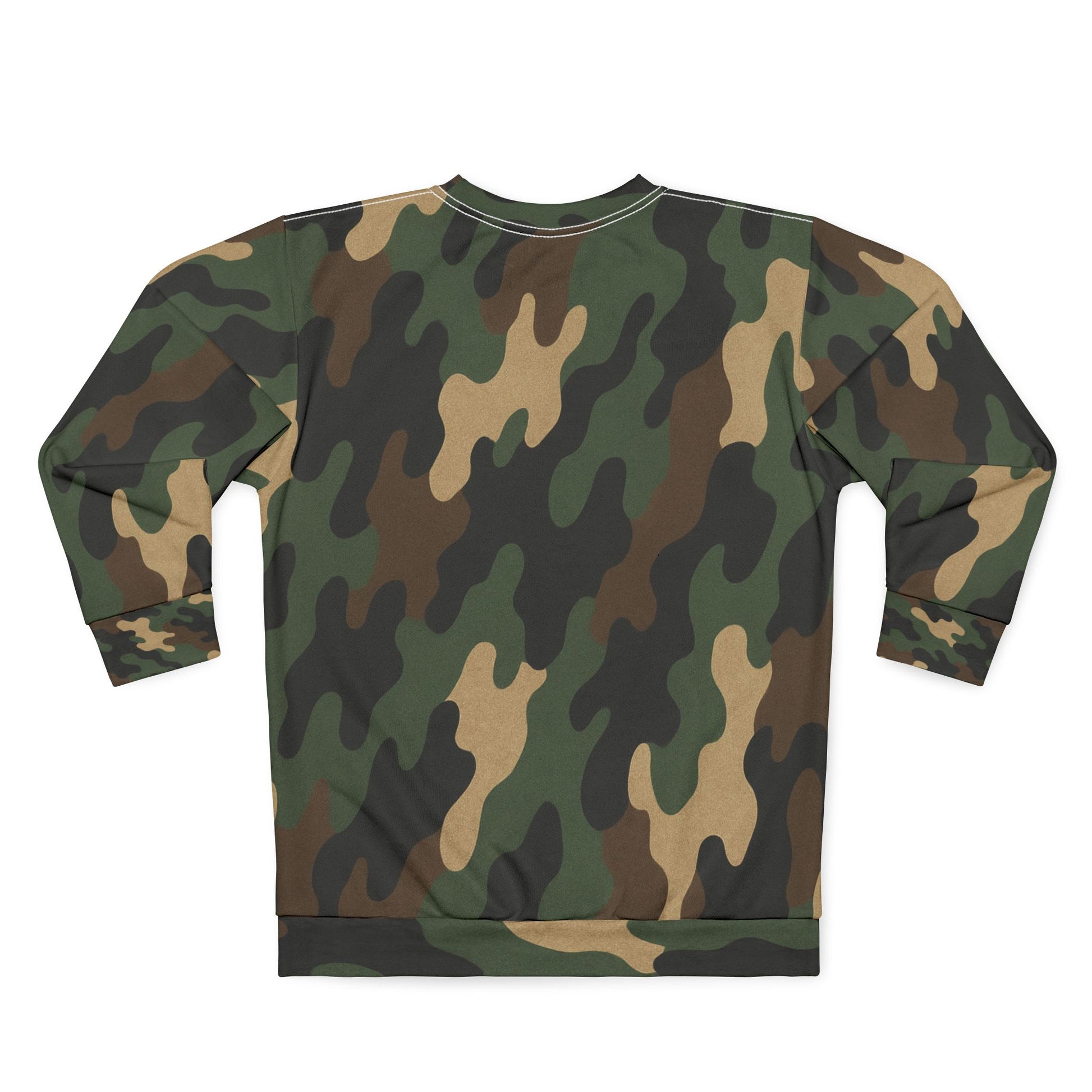 Stylish Camo Unisex Sweatshirt, Cozy Sweatshirt, Trendy Apparel for Outdoor Lovers, Perfect Gift for Adventurers, Versatile Casual Wear - TRV