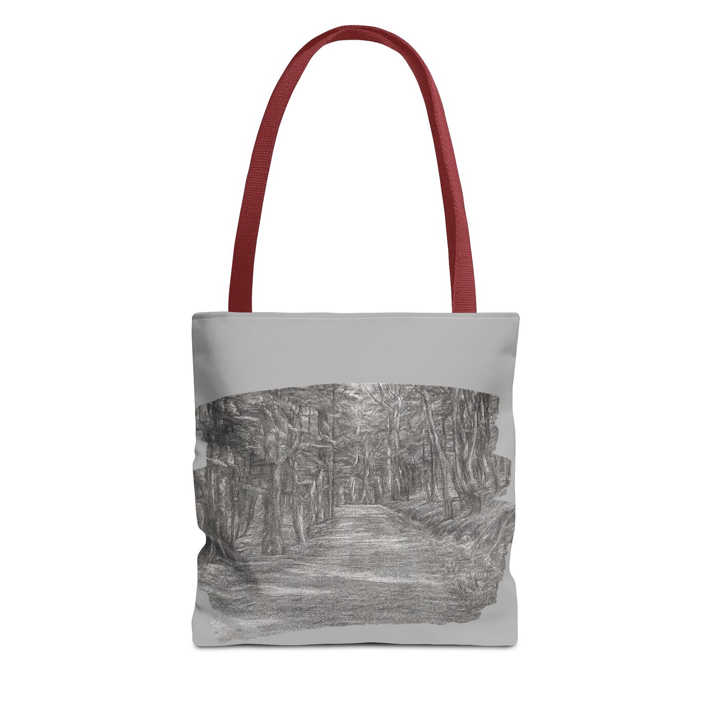 Scenic Path Tote Bag, Reversible Tote, Eco-Friendly Shopper, Outdoor Adventure Bag, Gift for Nature Lovers, Stylish Carryall - TRV
