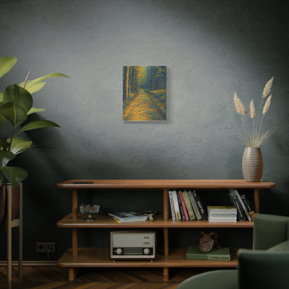 Van Gogh Style Forest Canvas Art | Nature Wall Decor, Home Office Accent, Gift for Nature Lovers, Gallery Wrapped, Living Room Wall Art - TRV
