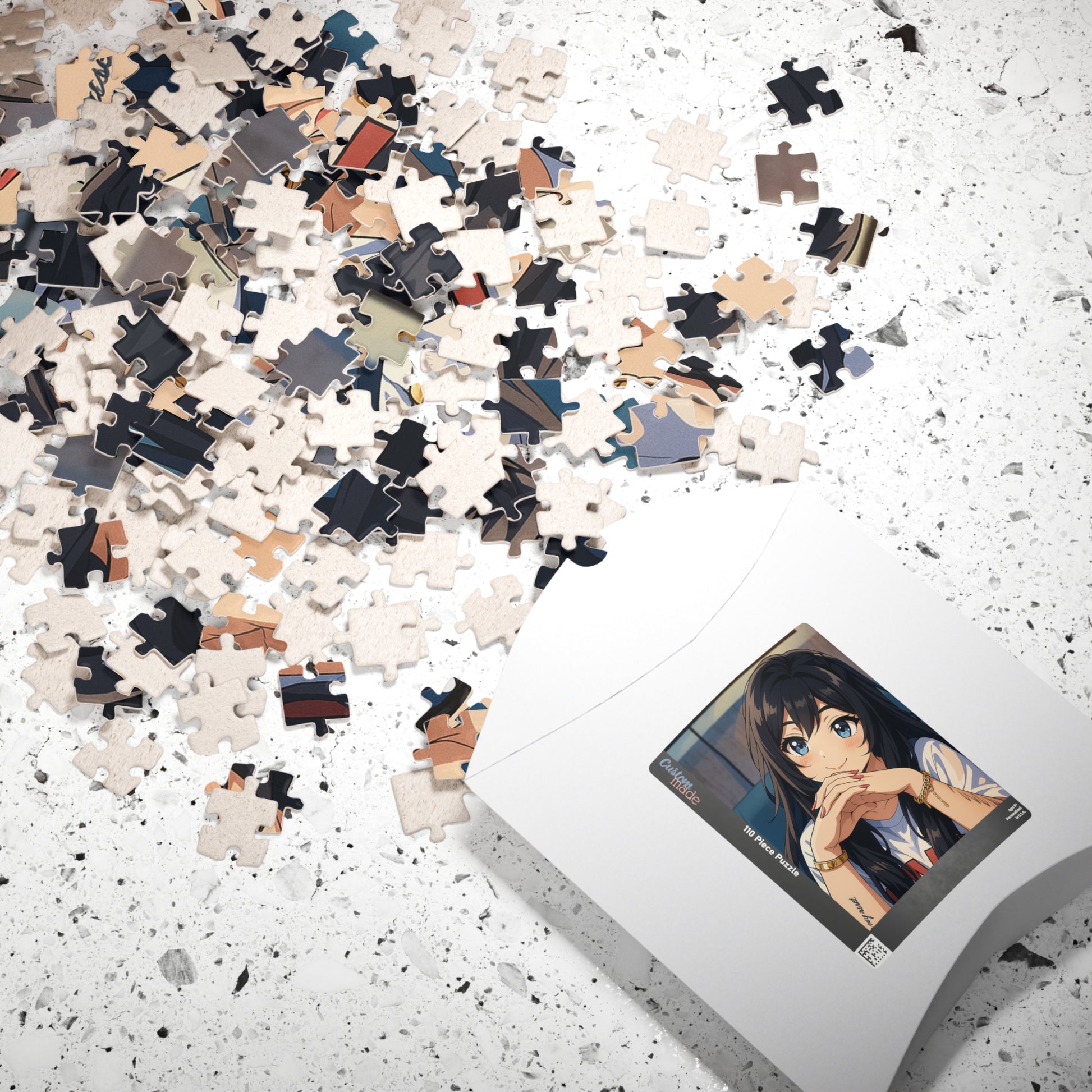Anime Girl Portrait Puzzle | 520-Piece Jigsaw Puzzle - TRV