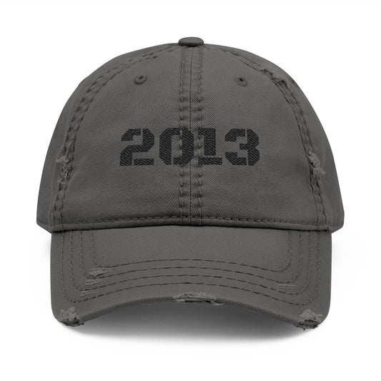 Distressed Dad Hat with Custom Embroidery, Casual Accessories for Everyday Wear, Gift for Dad, Birthday or Anniversary, Stylish Cap - TRV