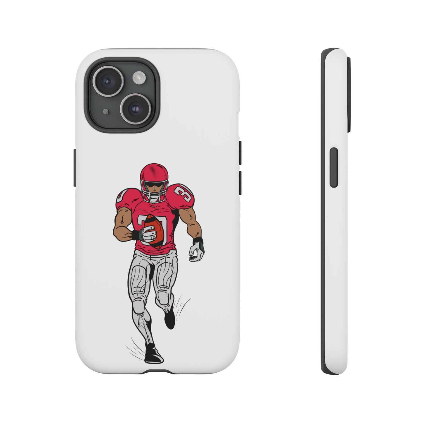 Football Player Tough Case, Sports Phone Cover, Athlete Gift, Tough Phone Case, Fall Sports, Football Lover's Accessory - TRV
