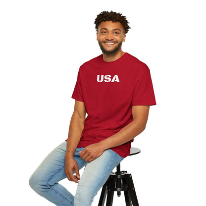 USA Vintage Unisex T-Shirt, Soft Cotton Tee, Casual Wear, Gifts for Her & Him, Summer Essentials, Independence Day Apparel - TRV