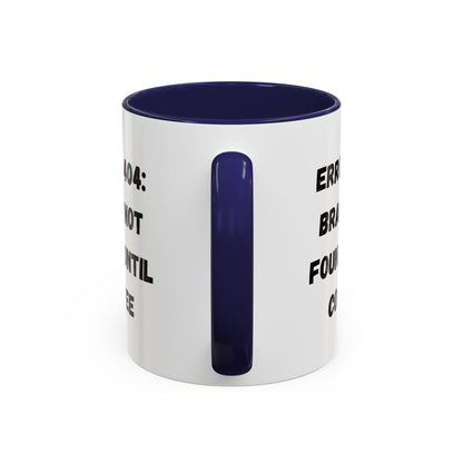 Error 404 Coffee Mug - Perfect for Your Daily Brew, Gift for Programmers, Humor for Coffee Lovers, Office Desk Decor, Nerdy Kitchenware
